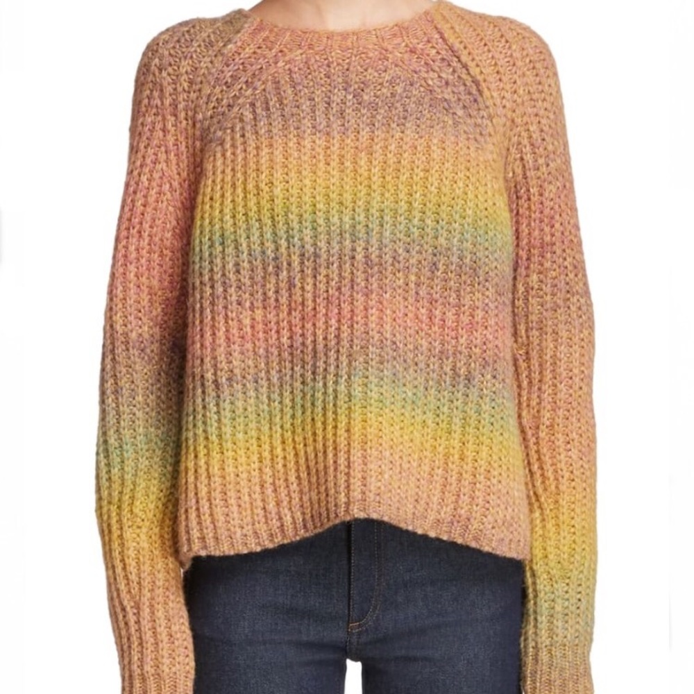SOLD ACNE Kyla Rainbow Knit Sweater - Picture 2 of 10